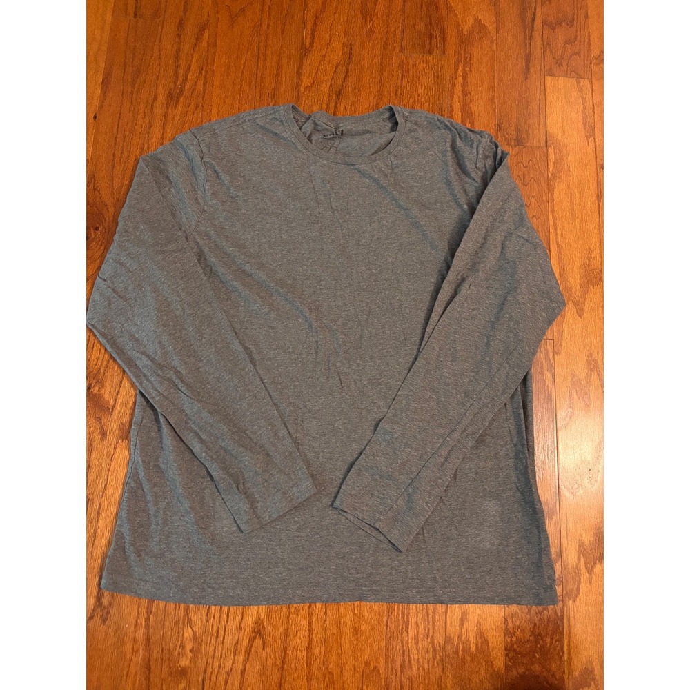 Pact Gray Long Sleeved Shirt Size Large